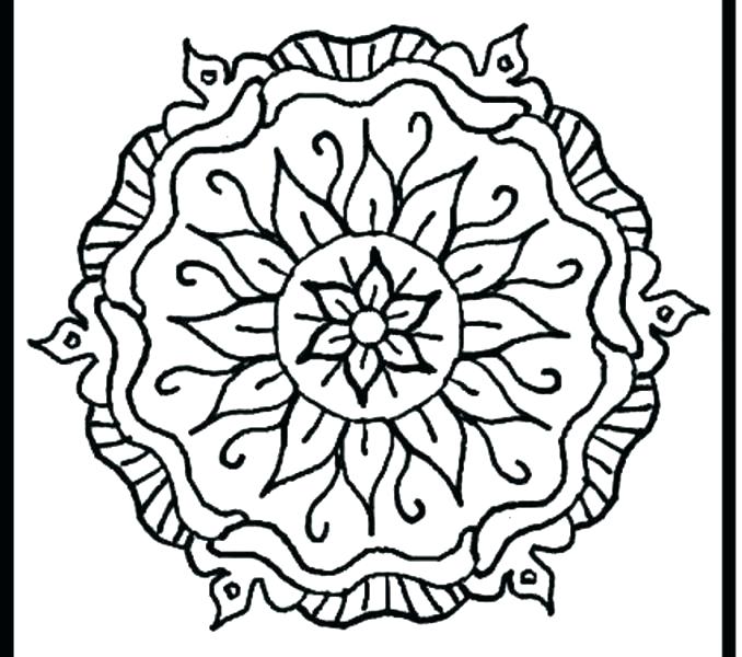 Easy Geometric Coloring Pages Geometry Coloring Pages Easy Easy 678x600 Easy Geometric Coloring Pages Geometry Coloring Pages Easy Easy