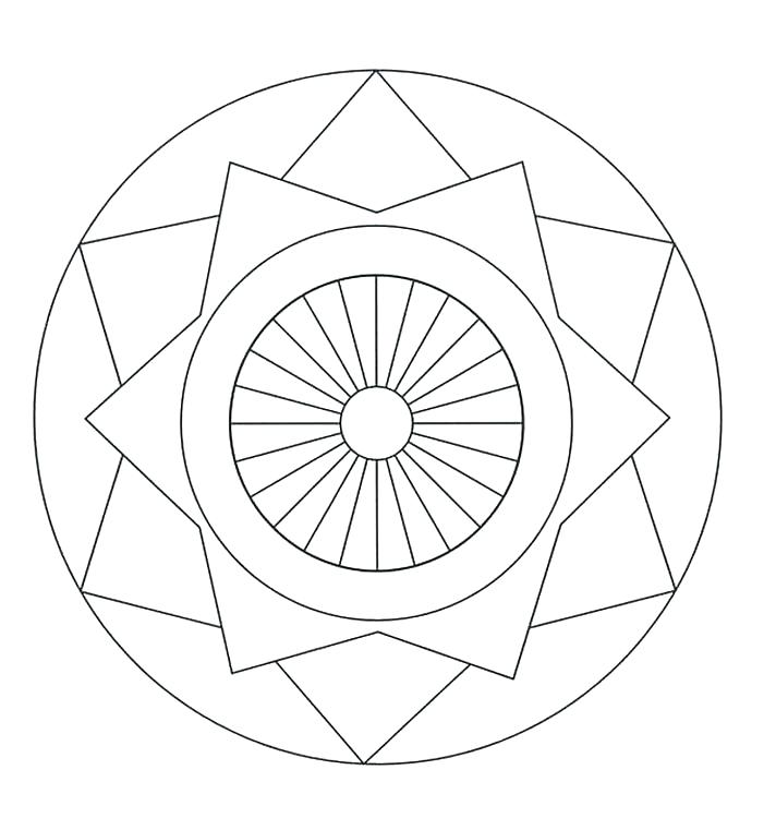 Geometry Coloring Pages Easy Geometric Coloring Pages Printable 712x750 Geometry Coloring Pages Easy Geometric Coloring Pages Printable