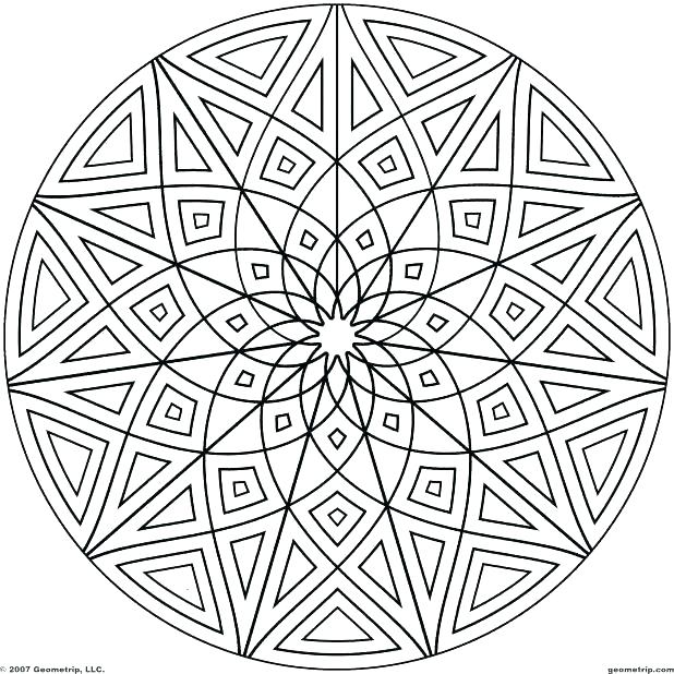 Easy Geometric Coloring Pages Download Easy Geometric Coloring 618x618 Easy Geometric Coloring Pages Download Easy Geometric Coloring