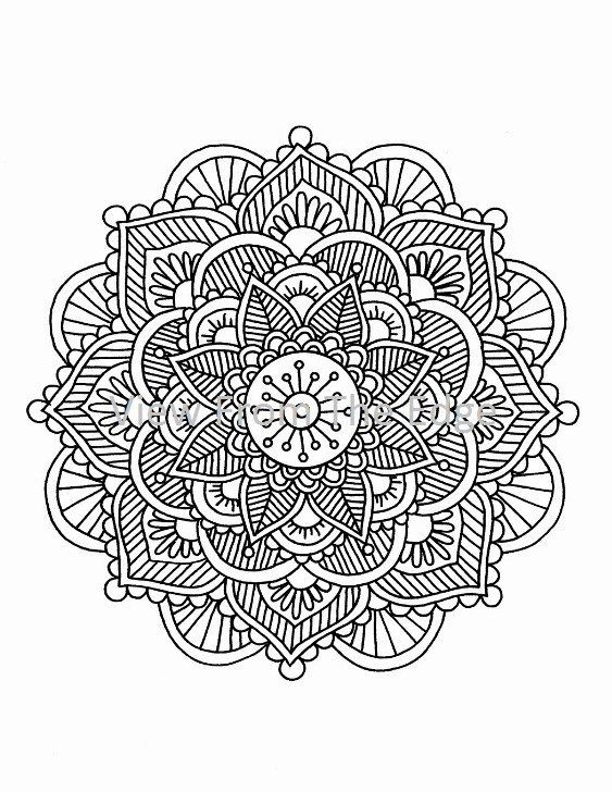 563x728 Henna Coloring Pages