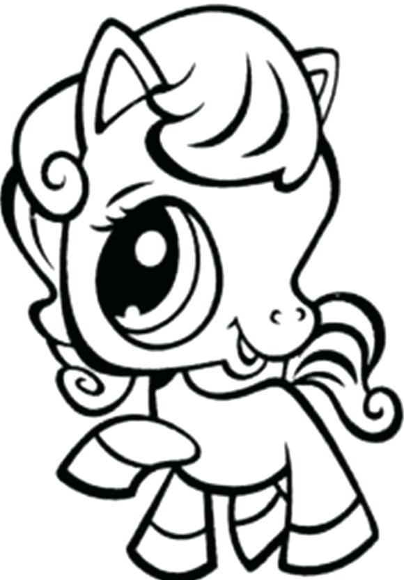 Baby Horse Coloring Pages Easy Cartoon Horse Coloring Pages Kids 580x833 Baby Horse Coloring Pages Easy Cartoon Horse Coloring Pages Kids