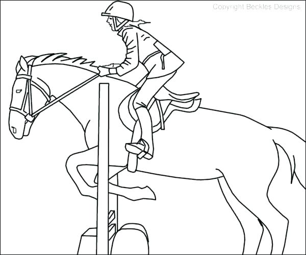 Coloring Page Of Horse Simple Horse Coloring Pages Horse Easy 600x499 Coloring Page Of Horse Simple Horse Coloring Pages Horse Easy
