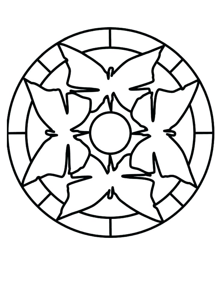 736x981 Easy Mandala Coloring Pages 13