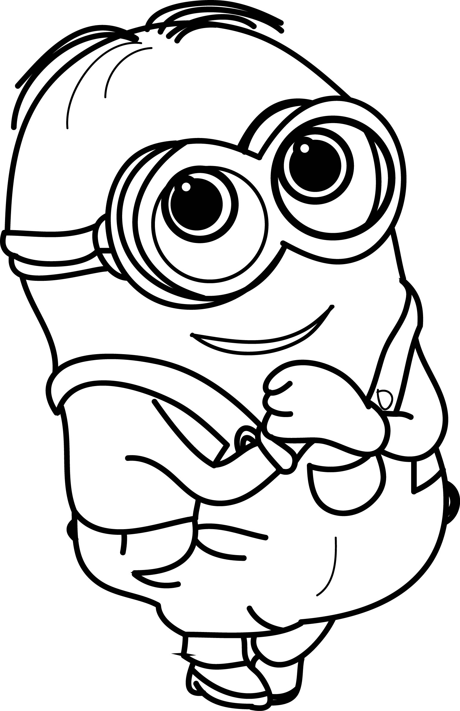 Easy Minion Coloring Pages at GetColorings.com | Free printable ...