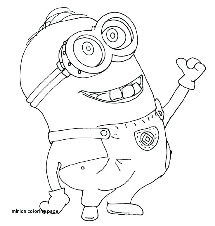 Easy Minion Coloring Pages at GetColorings.com | Free printable ...