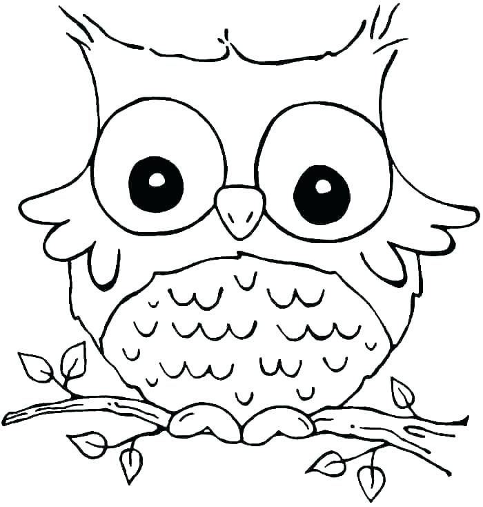 700x734 Easy Owl Coloring Pages Pics Printable Owl Coloring Page Easy Owl