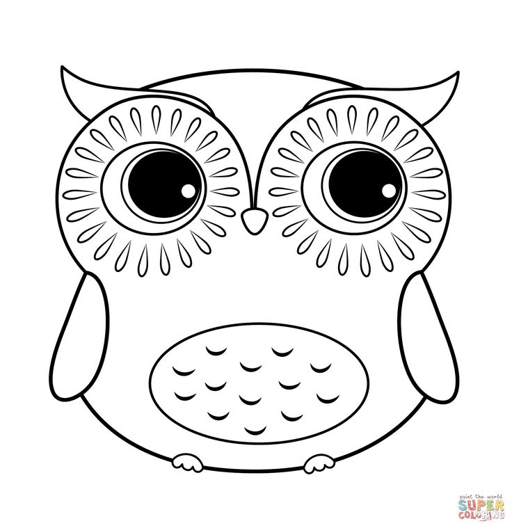 736x759 Inspirational Cute Owl Coloring Page 76 On Coloring Books