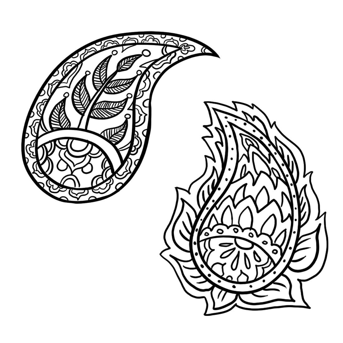 Easy Paisley Coloring Pages Bgcentrum 1100x1100 Easy Paisley Coloring Pages Bgcentrum