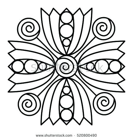 450x470 Flower Pattern To Color Beautiful Coloring Pages Patterns Online