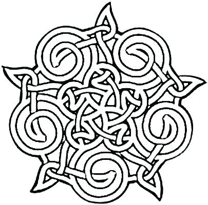 405x400 Celtic Designs Coloring Pages Artistic Design Coloring Page Free