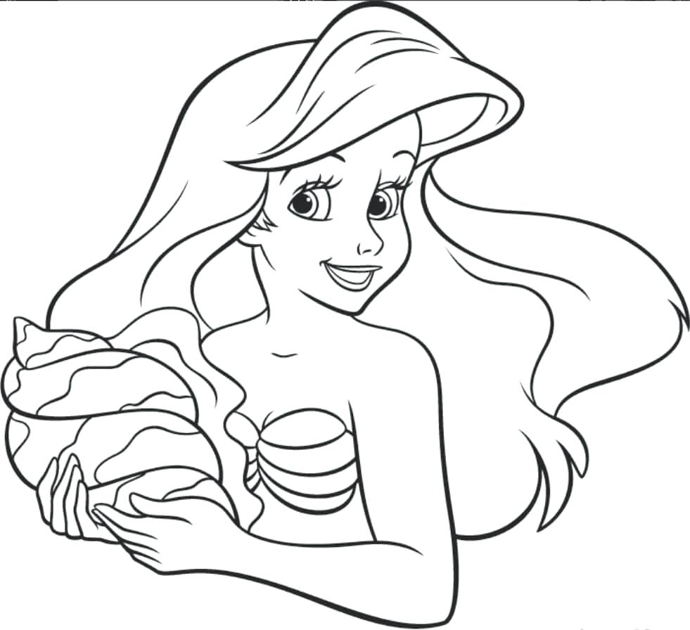 981x896 Easy Princess Coloring Pages Printable
