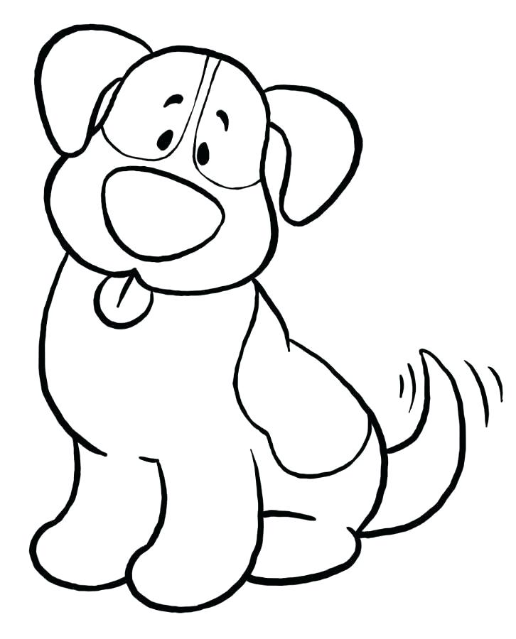 Doggy Coloring Pages Free Simple Coloring Pages Simple Dog 726x900 Doggy Coloring Pages Free Simple Coloring Pages Simple Dog