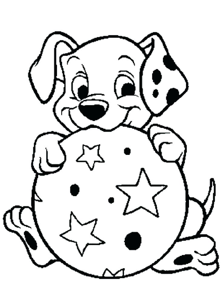 Easy Puppy Coloring Pages at GetColorings.com | Free printable