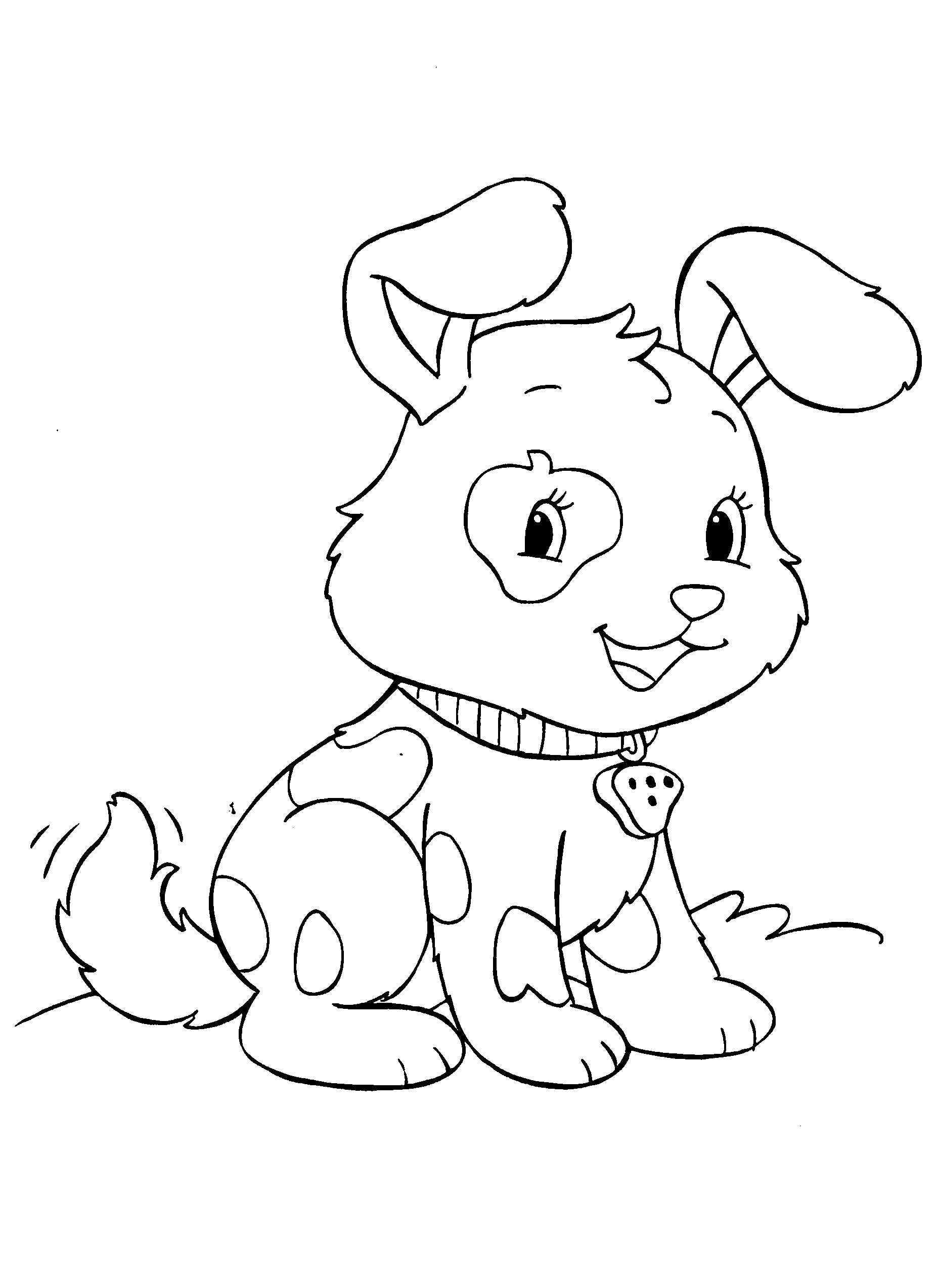Simple Puppy Colouring Pages Coloring Book 1 0 Clip Art 1853x2547 Simple Puppy Colouring Pages Coloring Book 1 0 Clip Art