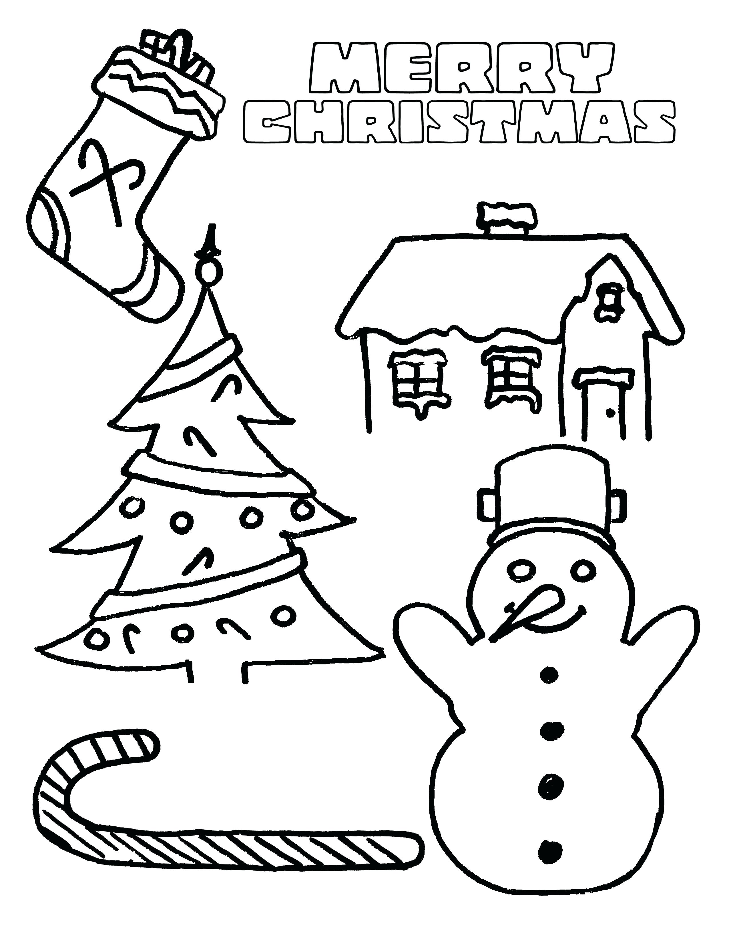 Easy Santa Coloring Pages 2550x3300 Easy Santa Coloring Pages