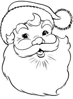 Easy Santa Claus Face Clipart Silhouette Stuff 236x321 Easy Santa Claus Face Clipart Silhouette Stuff