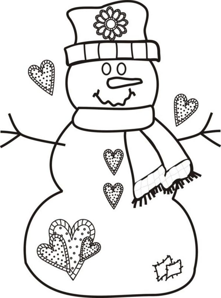 761x1024 Peppa And Rebecca Are Making Snowman Coloring Page Pages Printable
