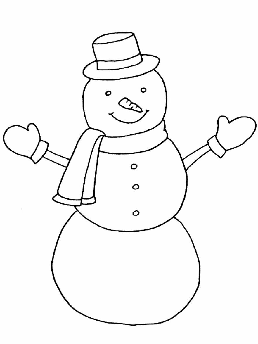883x1177 Snowman Coloring Pages Rzeczy Do