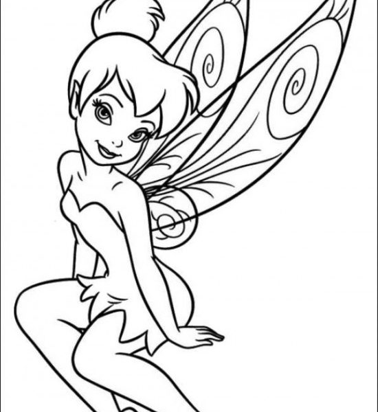 Drawing To Print Tinkerbell Coloring Pages To Print And Drawing 550x600 Drawing To Print Tinkerbell Coloring Pages To Print And Drawing