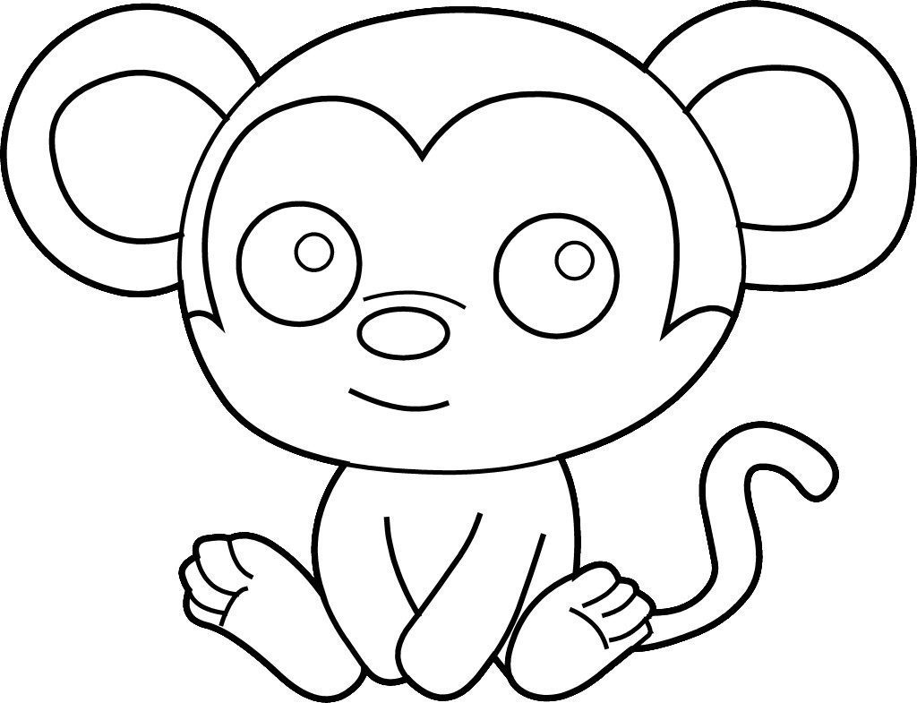 Easy Coloring Pages For Kids 1024x785 Easy Coloring Pages For Kids
