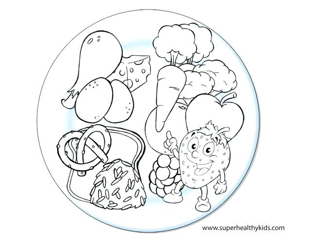 647x500 Food Pyramid Coloring Page Coloring Page Food Pyramid Coloring