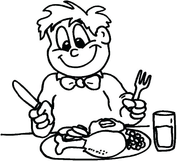 600x546 Breakfast Coloring Pages Checkers Coloring Page Pancake Breakfast