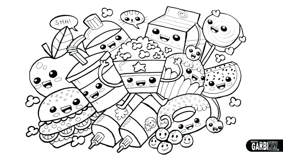 971x546 Healthy Eating Coloring Pages For Preschool