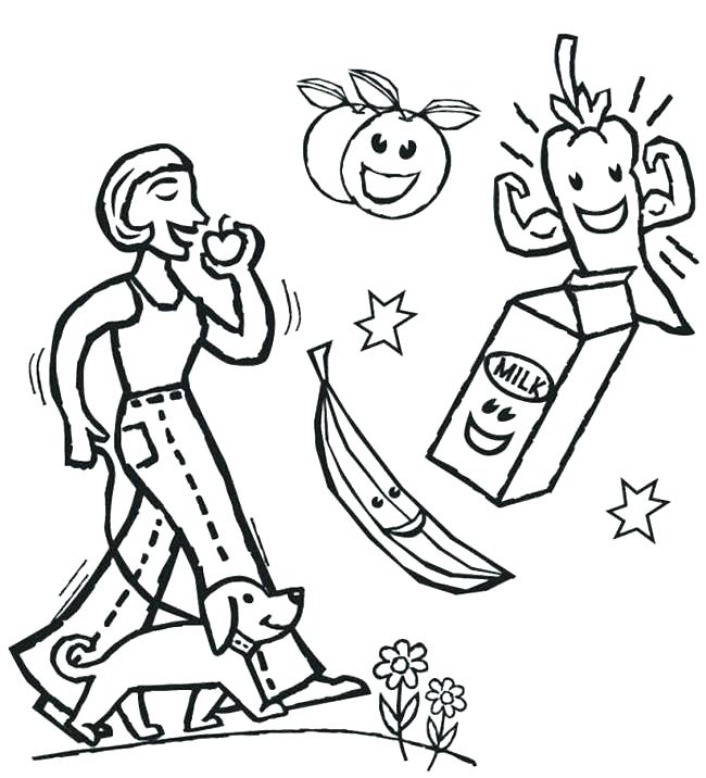 650x716 Coloring Pages Healthy Foods Awesome Health Coloring Pages Healthy