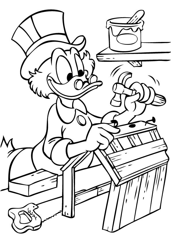 595x842 Kids N 24 Coloring Pages Of Scrooge Mcduck