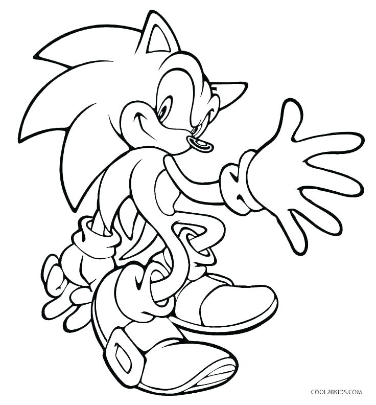 736x792 Sonic The Hedgehog Coloring Pages Shadow Sonic Coloring Pages