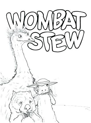 318x430 Wombat Coloring Page Platypus Coloring Page Platypus Coloring