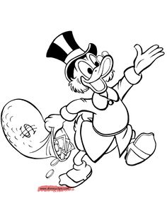 Scrooge Mcduck Coloring Pages Economics Scrooge 236x301 Scrooge Mcduck Coloring Pages Economics Scrooge