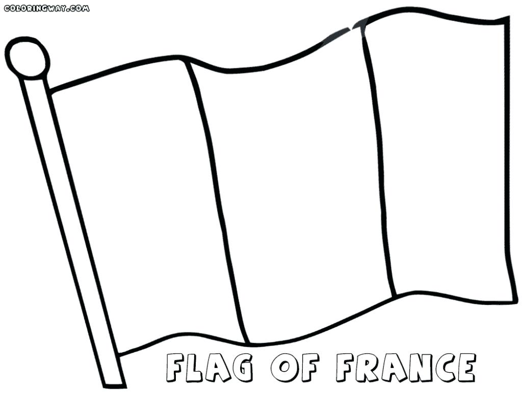 1024x771 Expert French Flag To Colour Impressive Coloring Page