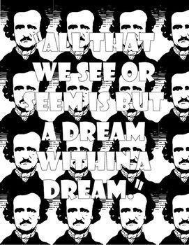 Edgar A. Poe Coloring Pages High School Or Middle School 271x350 Edgar A. Poe Coloring Pages High School Or Middle School