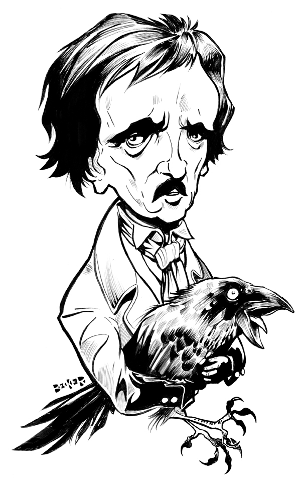 Edgar Allan Poe Steve Becker Killustrator 608x960 Edgar Allan Poe Steve Becker Killustrator
