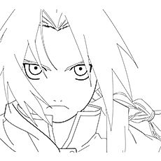 230x230 Edward Elric On Anime Coloring Pages