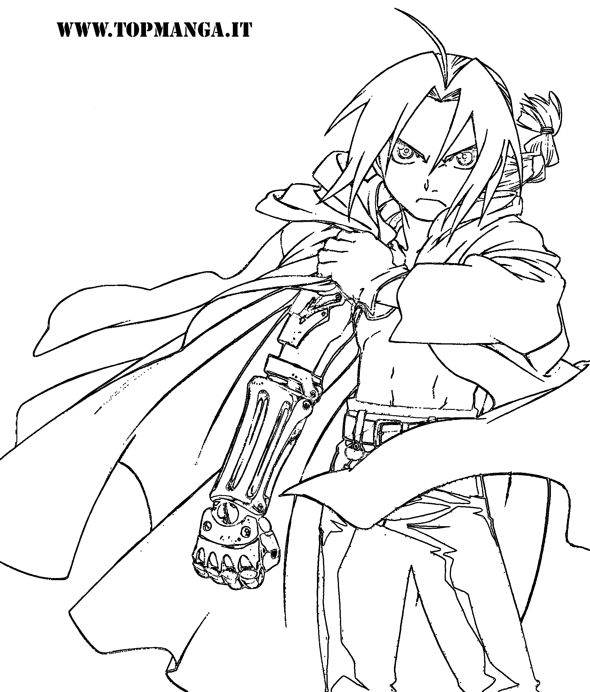 1977x2320 Fullmetal Alchemist Coloring Pages Fullmetal
