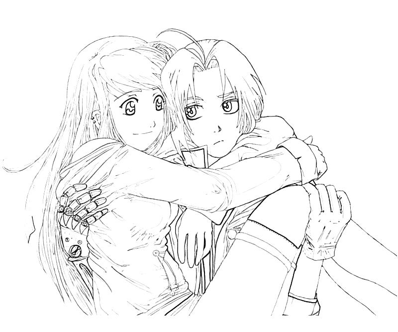 800x667 Fullmetal Alchemist Edward Elric Winry Tubing