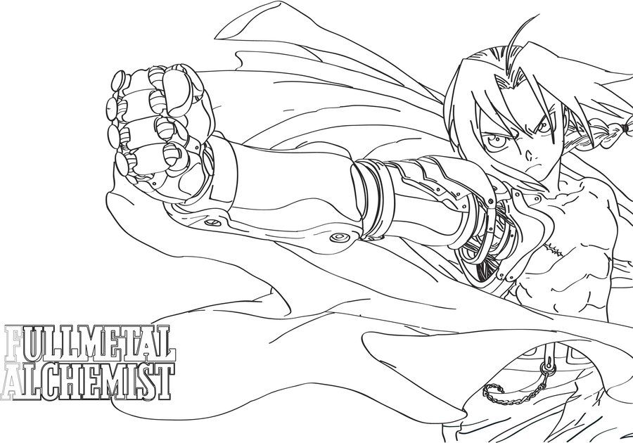 900x630 Ed Elric X3 By Marine Sista1990 On Lineart Fullmetal