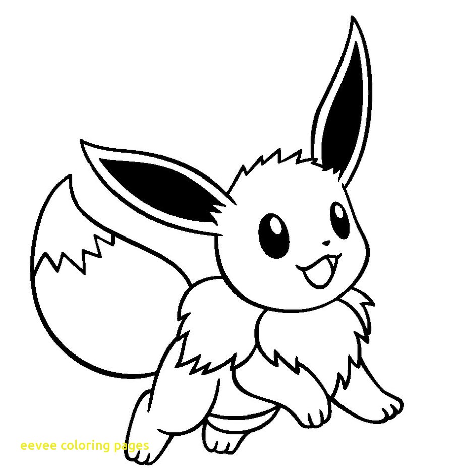 900x940 Eevee Coloring Pages With Pokemon Eevee Coloring Pages Wkweddingco