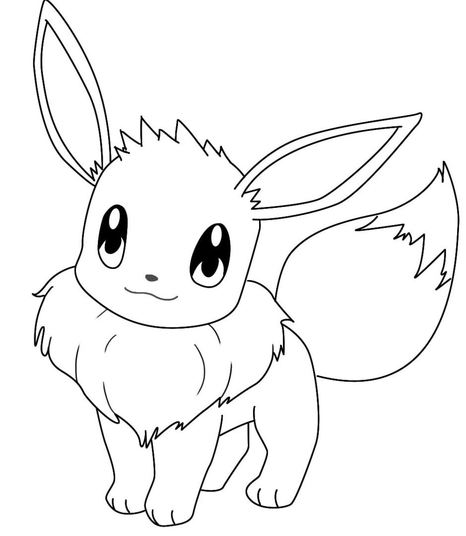 939x1080 Httpcolorings.copokemon Coloring Pages Eevee