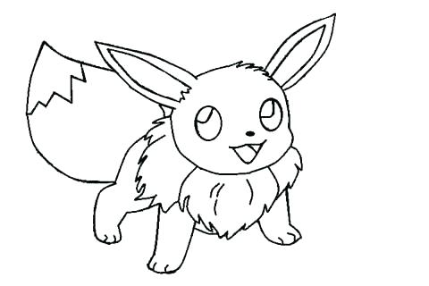 480x320 All Eevee Evolutions Coloring Pages