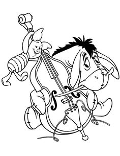 236x305 Ecolor1.gif Eeyore Coloring Pages