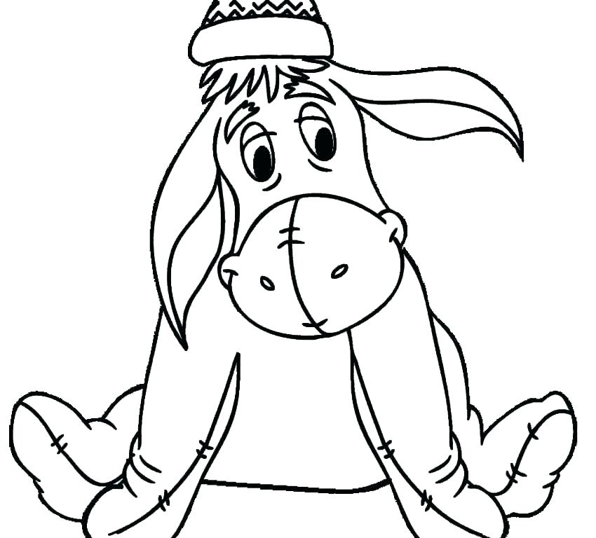 Eeyore Coloring Page Coloring Pages Spicy Page Eeyore Christmas 850x768 Eeyore Coloring Page Coloring Pages Spicy Page Eeyore Christmas