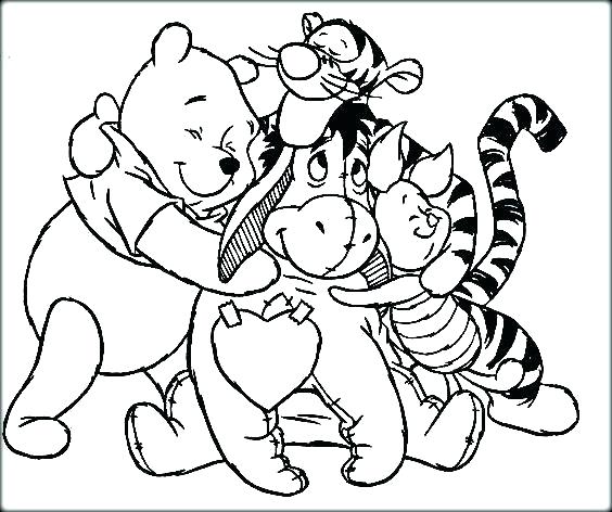 Eeyore Coloring Pages Eeyore Happy Birthday Coloring Pages 564x472 Eeyore Coloring Pages Eeyore Happy Birthday Coloring Pages