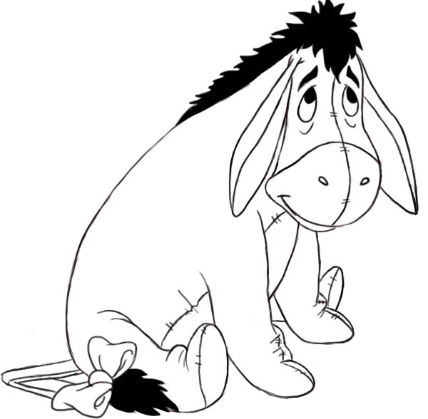 Eeyore Pictures To Print Unique Eeyore Coloring Pages 37 600x588 Eeyore Pictures To Print Unique Eeyore Coloring Pages 37