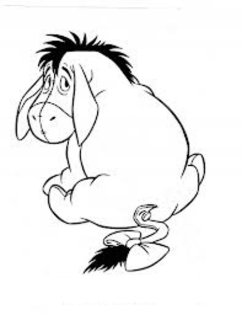 Free Coloring Pages Eeyore Coloring Pages For Kids 500x650 Free Coloring Pages Eeyore Coloring Pages For Kids