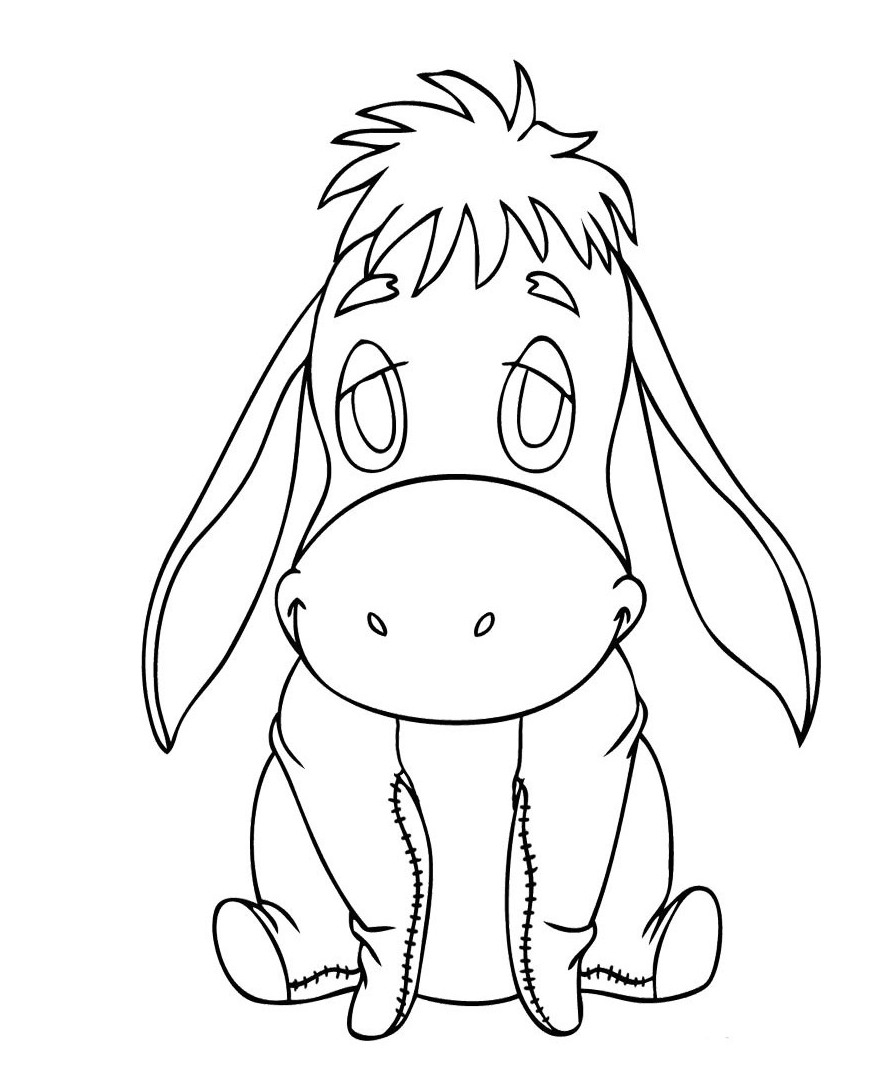 Fresh Baby Eeyore Coloring Pages Eeyore 885x1068 Fresh Baby Eeyore Coloring Pages Eeyore