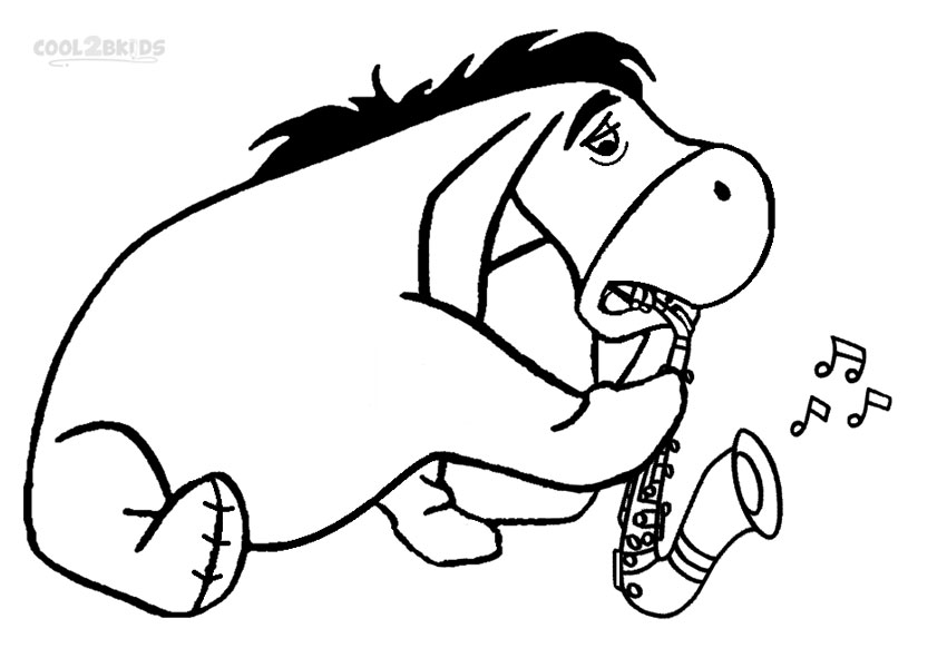 Printable Eeyore Coloring Pages For Kids Cool2bkids 850x582 Printable Eeyore Coloring Pages For Kids Cool2bkids