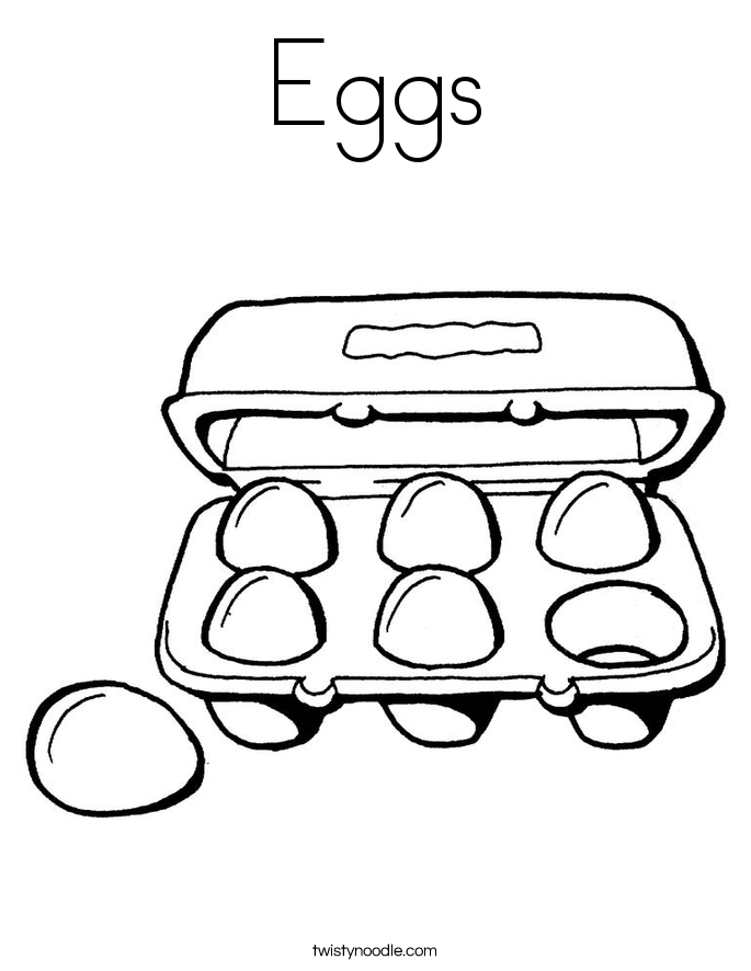 Eggs Coloring Page 685x886 Eggs Coloring Page